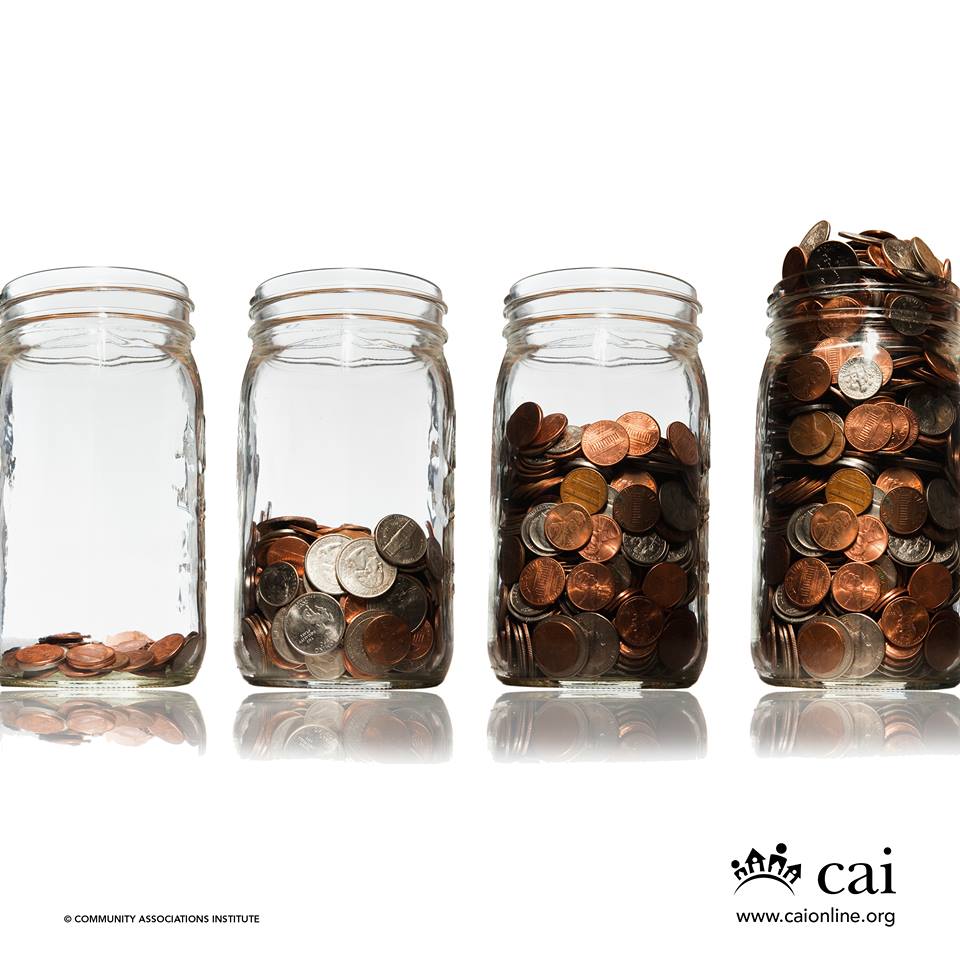 Jars of coins.